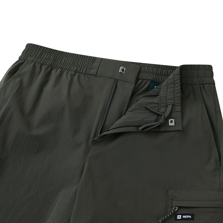 네파 남성 카고 반바지 - 다크카키, XL