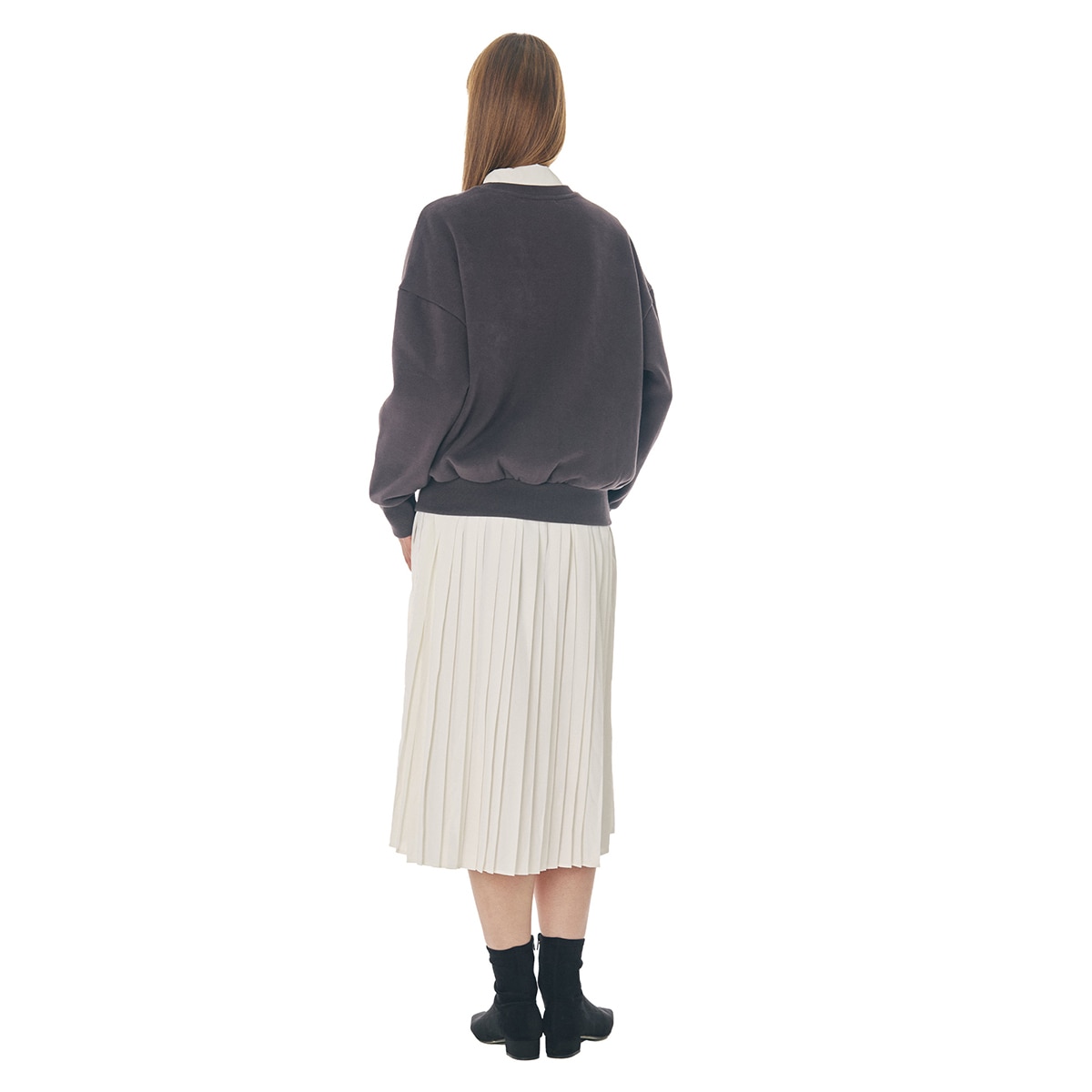 비지트 인 뉴욕 여성 플리스 스웨트셔츠 - 차콜 비지트 인 뉴욕 여성 플리스 스웨트셔츠 - 차콜