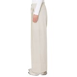 슬로기 여성 스트레치 와이드 팬츠 - 라이트 베이지, S