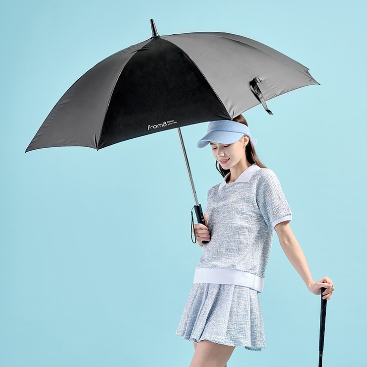 프롬비 이글루 UV차단 선풍기 우산 FE246