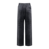 게스 여성 벨루어 코듀로이 바지 - 다크 그레이, L 게스 여성 벨루어 코듀로이 바지 - 다크 그레이, L