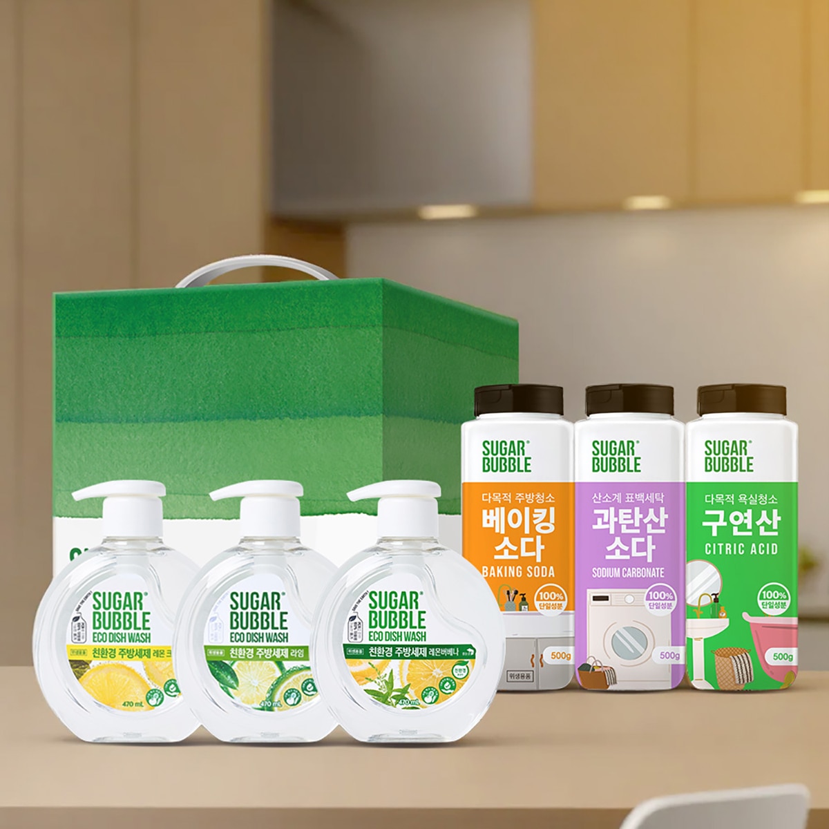 슈가버블 세제 6종 선물세트