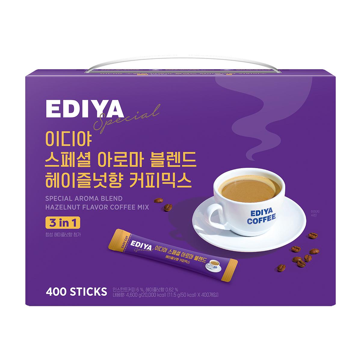 이디야 스페셜 아로마블렌드 헤이즐넛향 400ct x 60