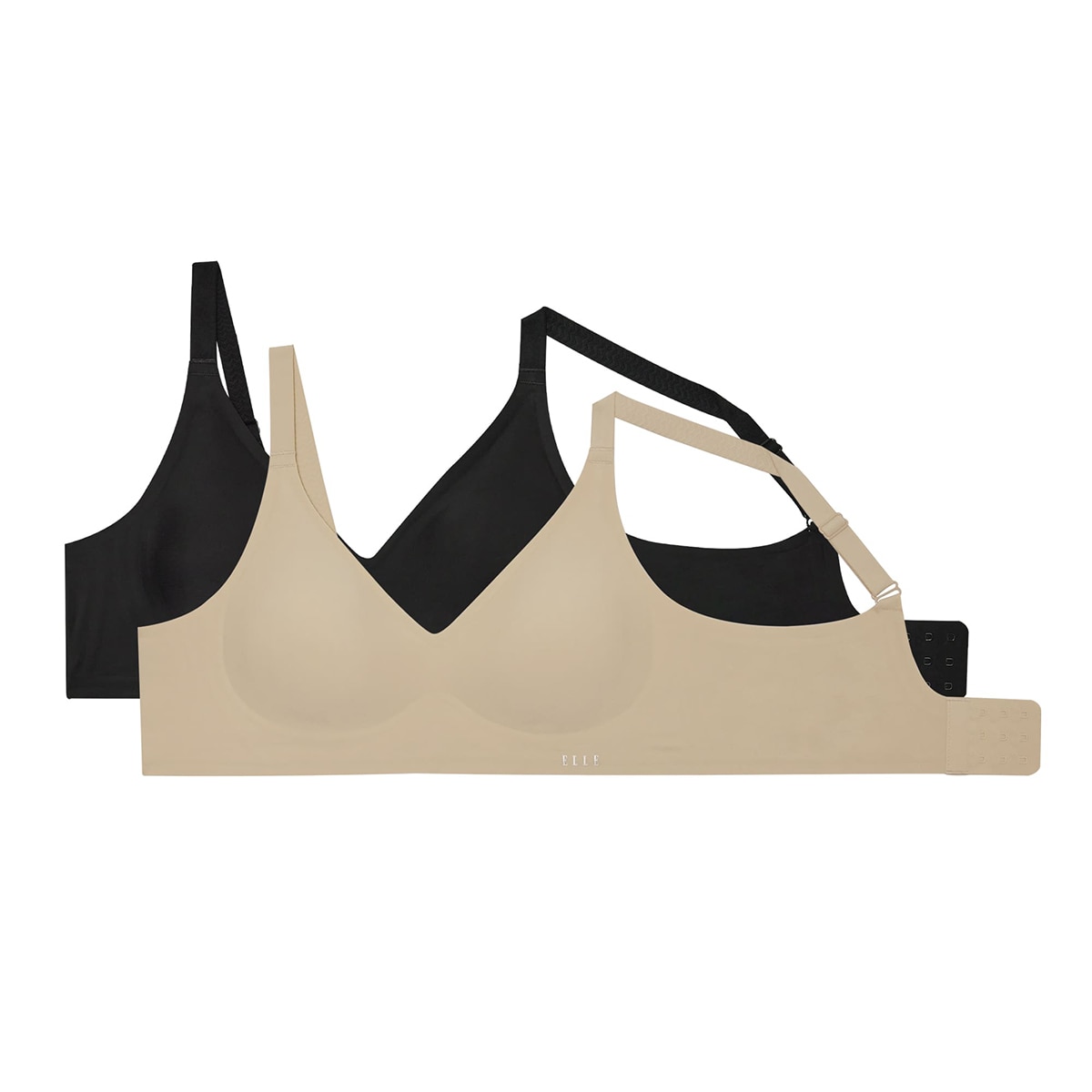 엘르 여성 젤리 노와이어 브라 - 베이지/블랙, L