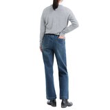 마리끌레르 여성 기모 밴딩 청바지 - 다크 블루, L