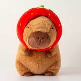 카피바라 딸기모자 인형 33cm