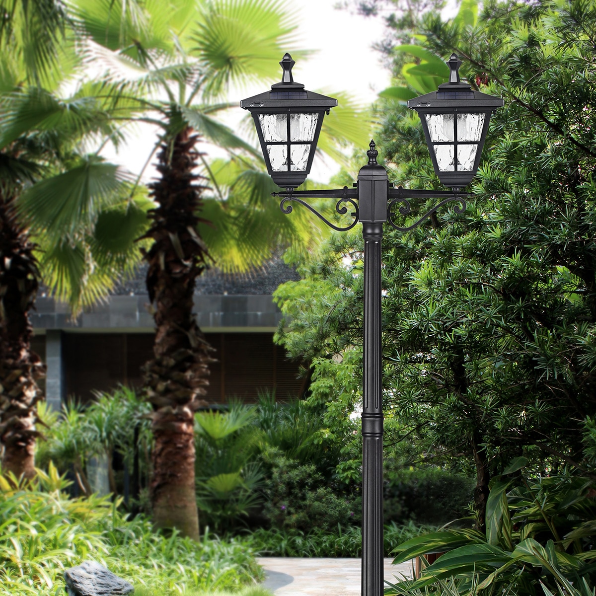 태양광 더블 가로등