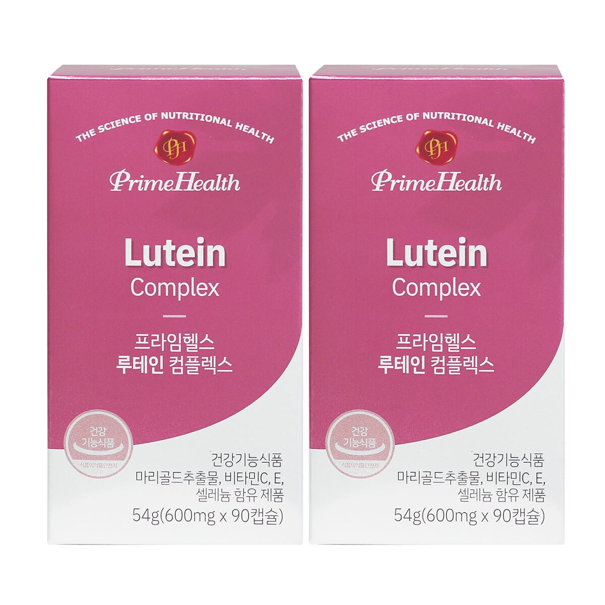 프라임헬스 루테인 컴플렉스 600mg x 90캡슐 x 2병