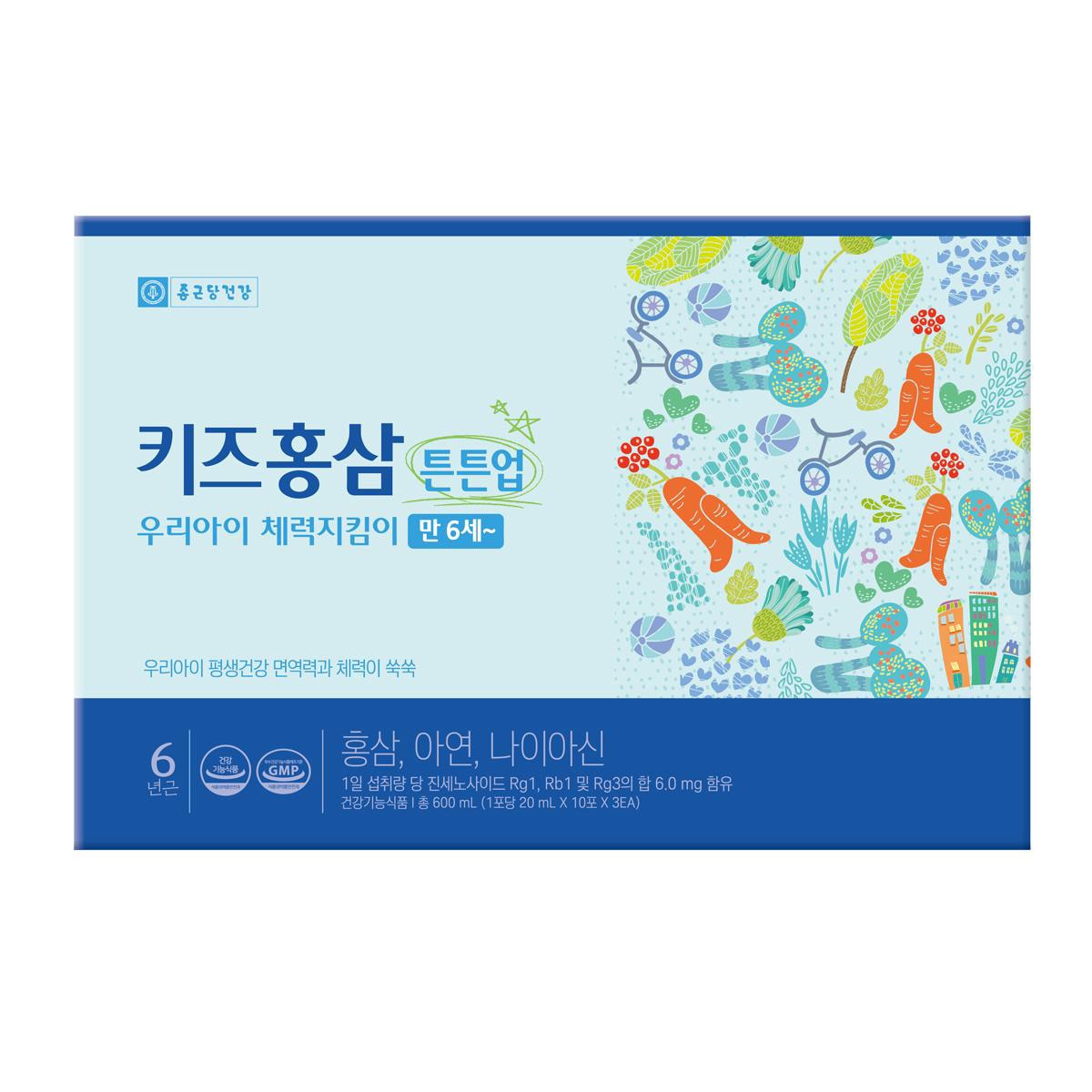 종근당건강 키즈홍삼 튼튼업 20ml x 30포