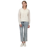 솔레지아 여성 니트 후드 집업