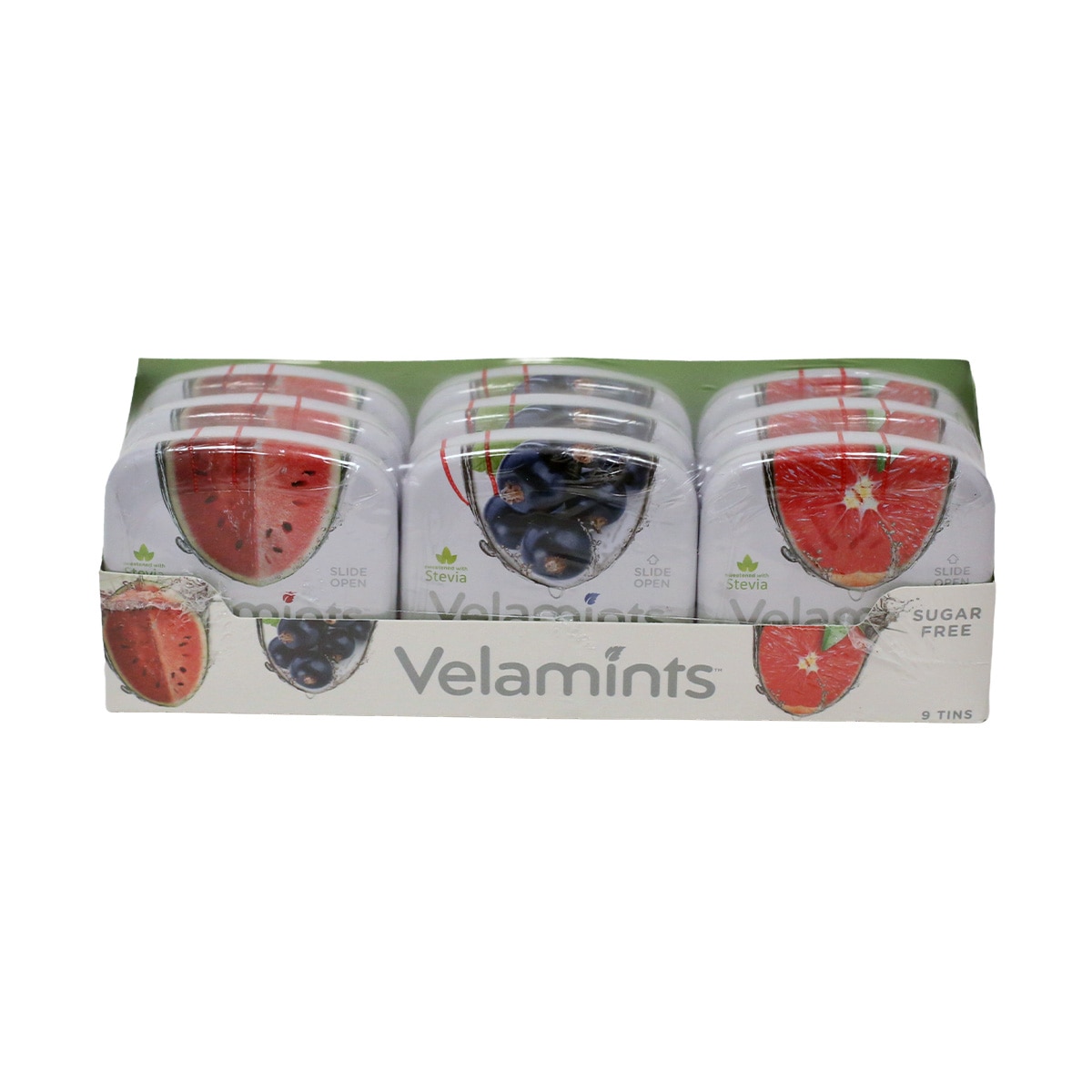 Velamints 과일맛민트3종 180g / 20g x 9