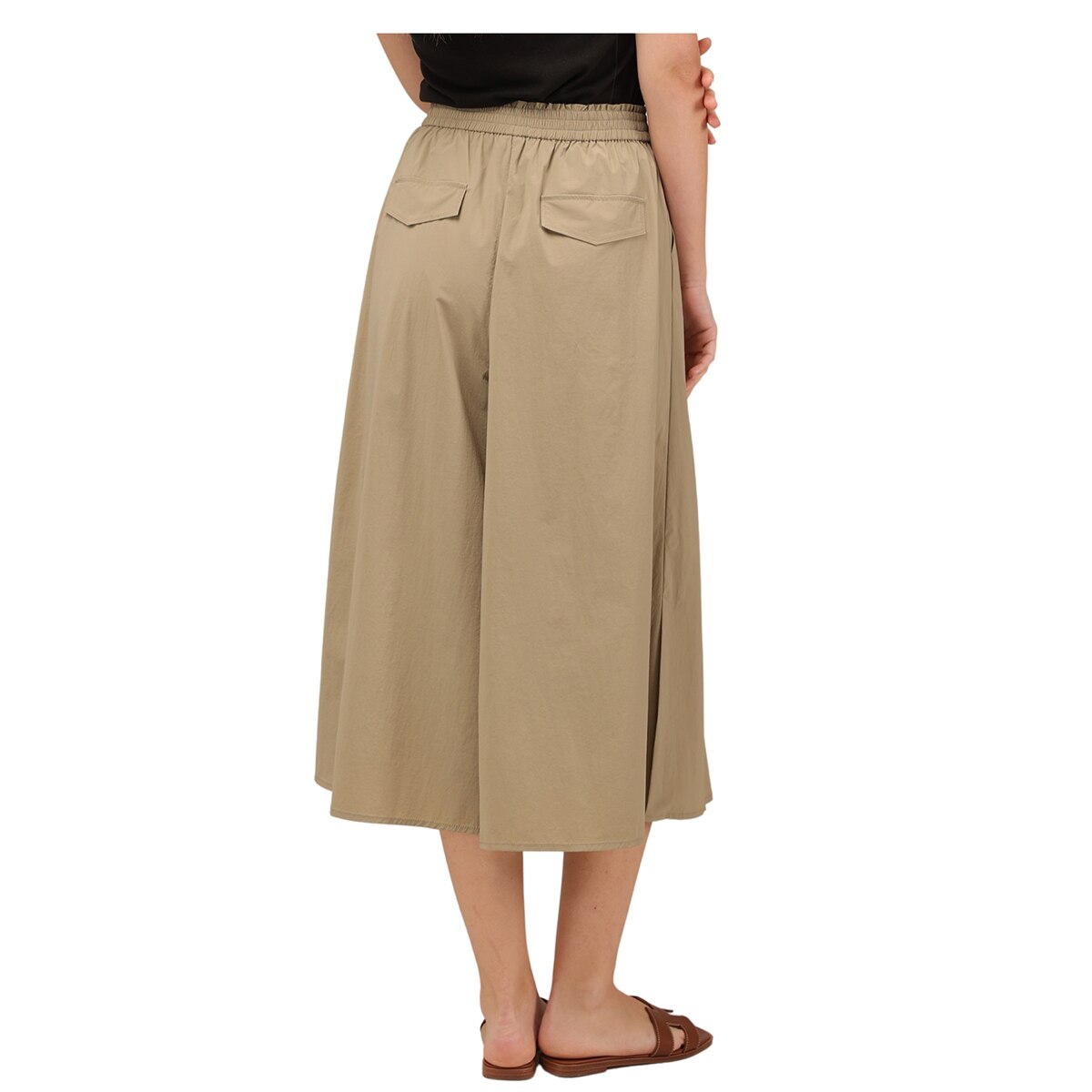 솔레지아 여성 플레어 팬츠 - 카키, M