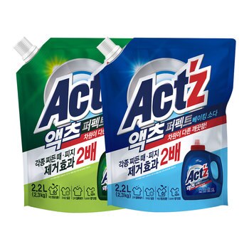액츠 퍼펙트 액체 세탁세제 리필 2.2L x 6 액츠 퍼펙트 액체 세탁세제 리필 2.2L x 6