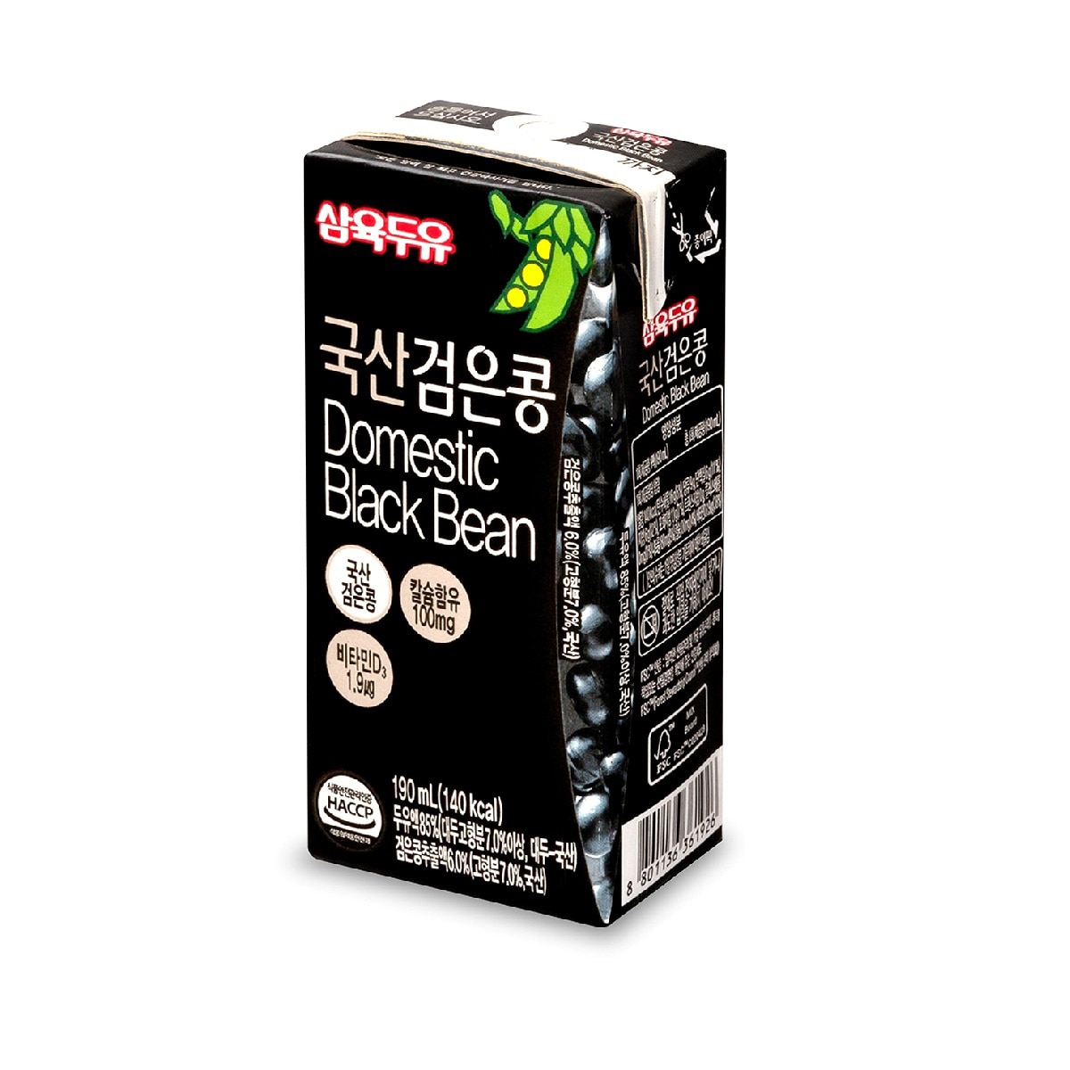 삼육두유 국산 검은콩 두유 190ml x 24개 x 3