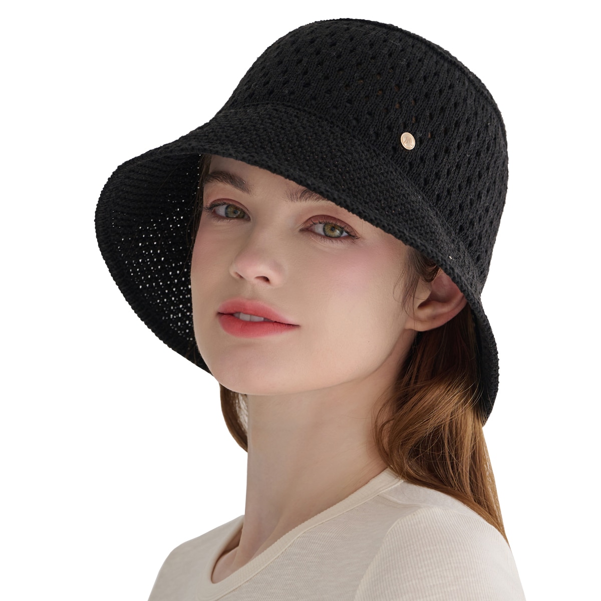 안드레아바나 여성 보닛햇 - 블랙 안드레아바나 여성 보닛햇 - 블랙