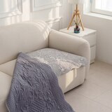 플로티나 뜨왈 순면 소파패드 70x180cm - 그레이