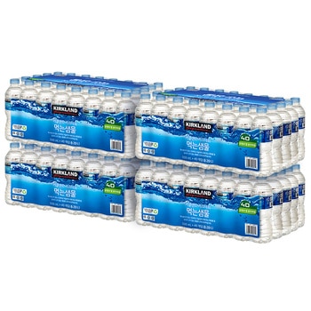 커클랜드 시그니춰먹는 샘물 500ml x 40 x 4팩