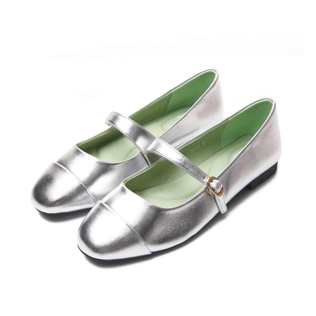 엘리자베스스튜어트 메리제인 플랫 - 실버, 235mm