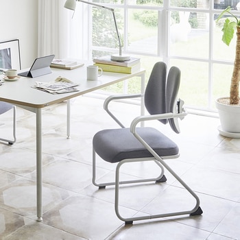 듀오백 팔걸이 학생 의자