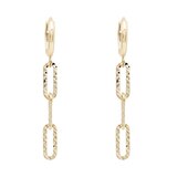 클라베드제이 14K 골드 귀걸이 헤이즐 - 옐로우 골드