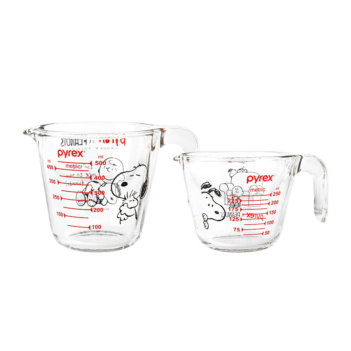 파이렉스 스누피 계량컵 세트 2P  (250+500ml)