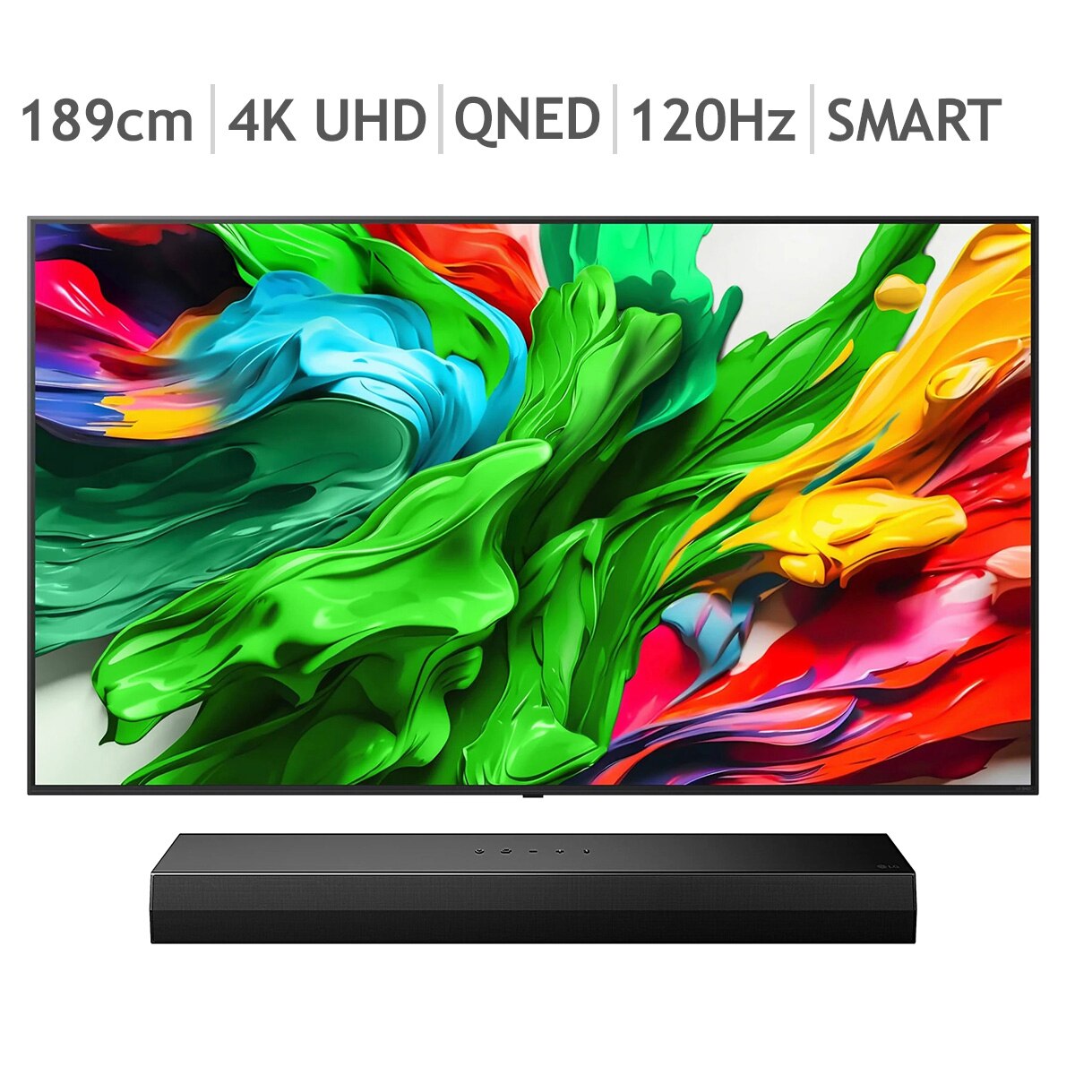 엘지 QNED evo AI TV 75QNED86AGA 189cm (75) + S20A - 벽걸이형 엘지 QNED evo AI TV 75QNED86AGA 189cm (75) + S20A - 벽걸이형