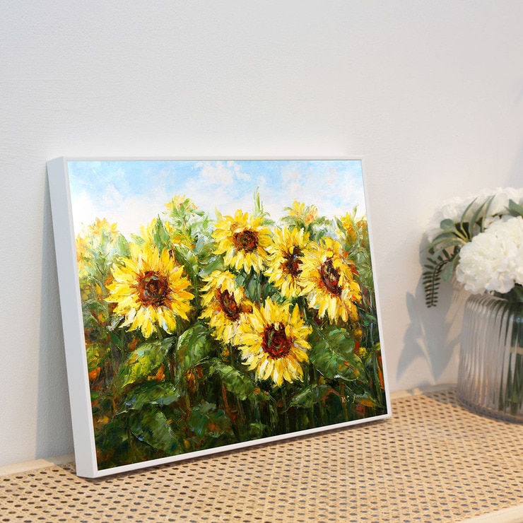 지클레 그림 액자 42x30cm - 해바라기들의 왈츠 지클레 그림 액자 42x30cm - 해바라기들의 왈츠