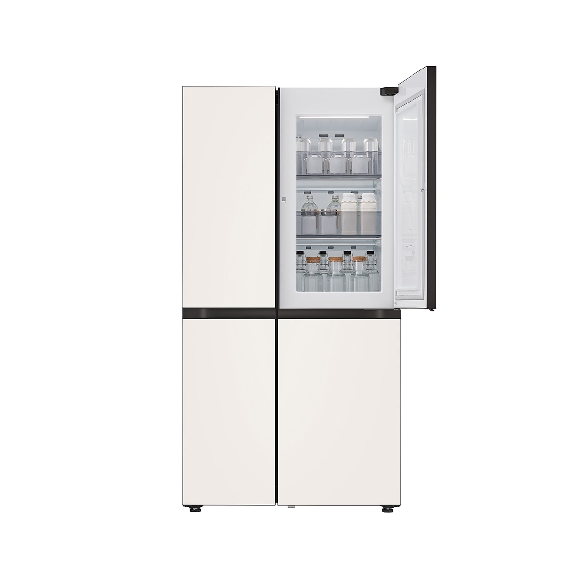 엘지 오브제 양문형 냉장고 832L - 글라스 베이지