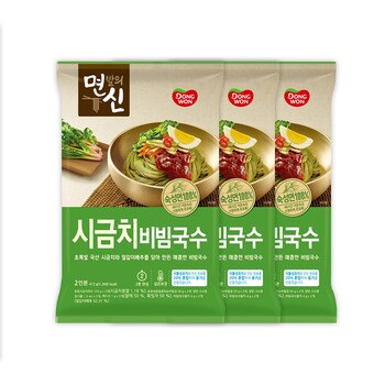 동원 면발의신 시금치비빔국수 413g x 3