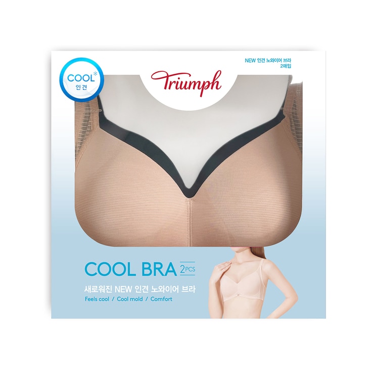 트라이엄프 노와이어 인견 쿨브라 2매