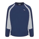 푸마 남성 긴소매 액티브 우븐 크루 - 블루