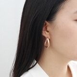 뫼비우스 은 귀걸이