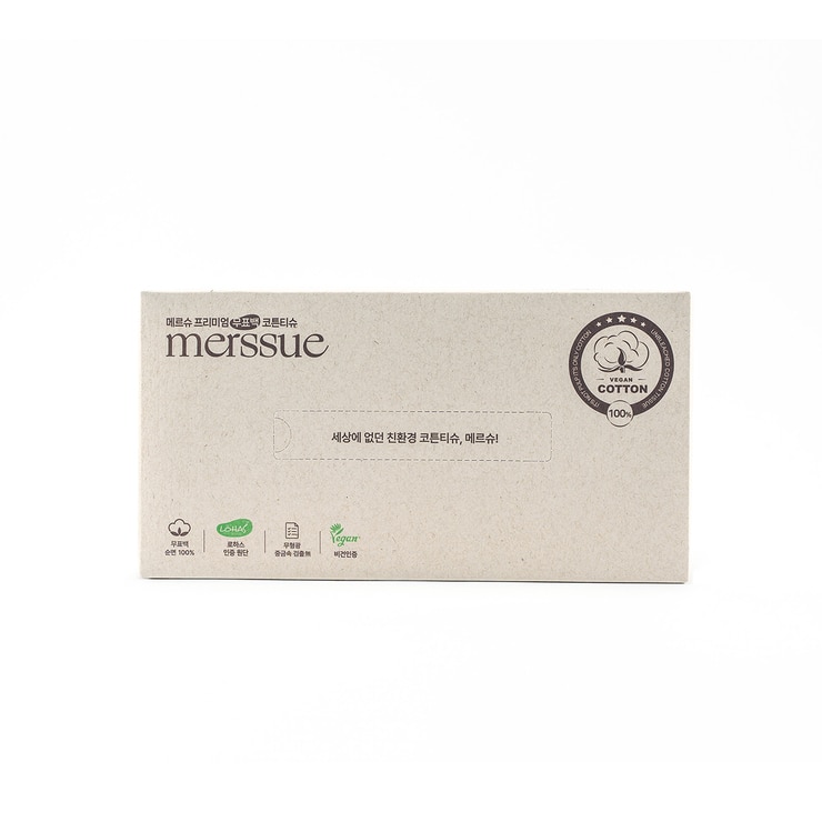 메르슈 프리미엄 무표백 코튼티슈 80매 x 5 메르슈 프리미엄 무표백 코튼티슈 80매 x 5