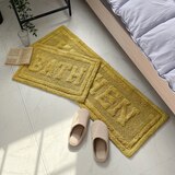 플로티나 욕실 & 주방 매트 2P - 옐로우