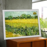 지클레 명화 110 x 86cm - 고흐, 아이리스가 있는 아를의 풍경