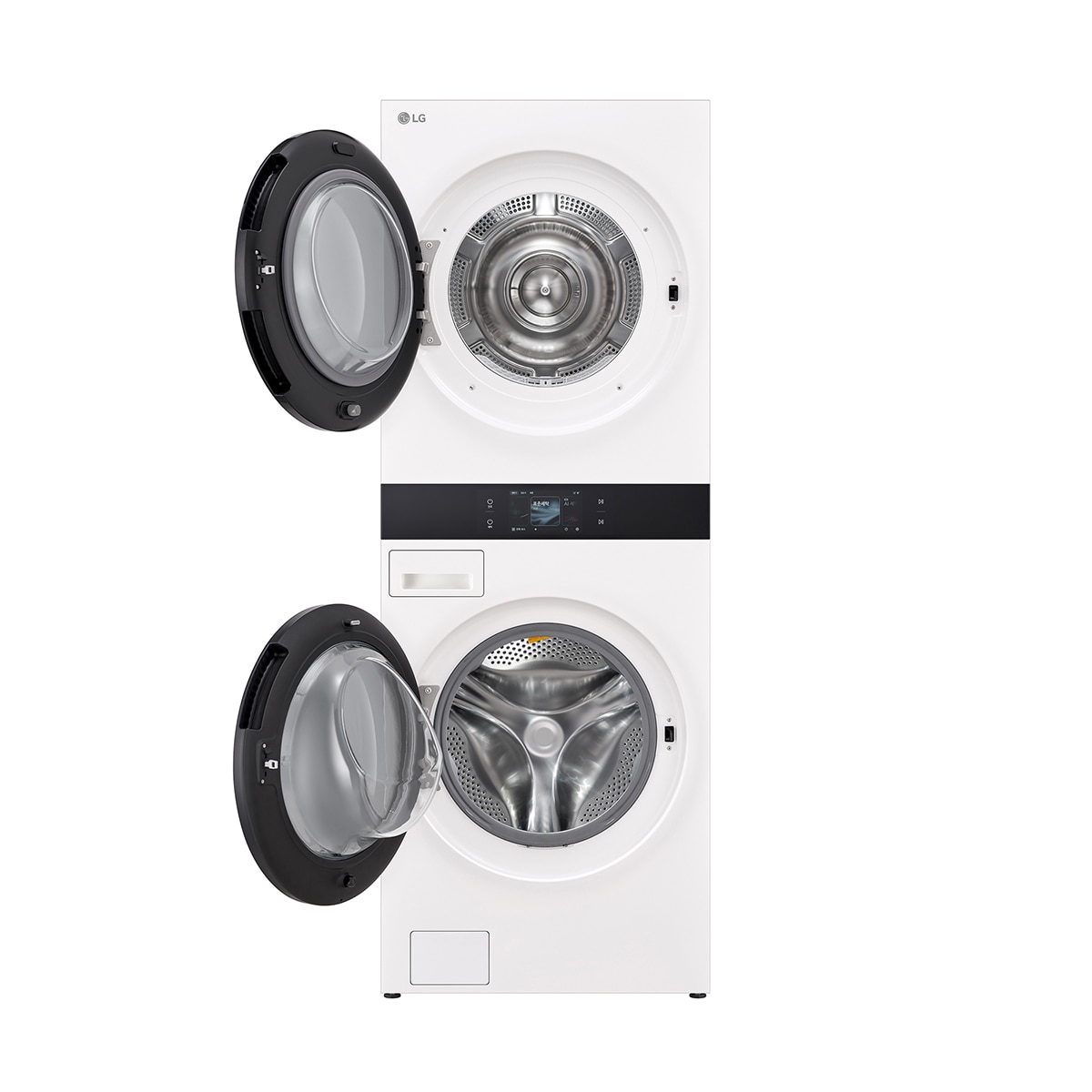 엘지 오브제 AI 워시타워 세탁 23kg&건조 23kg 화이트