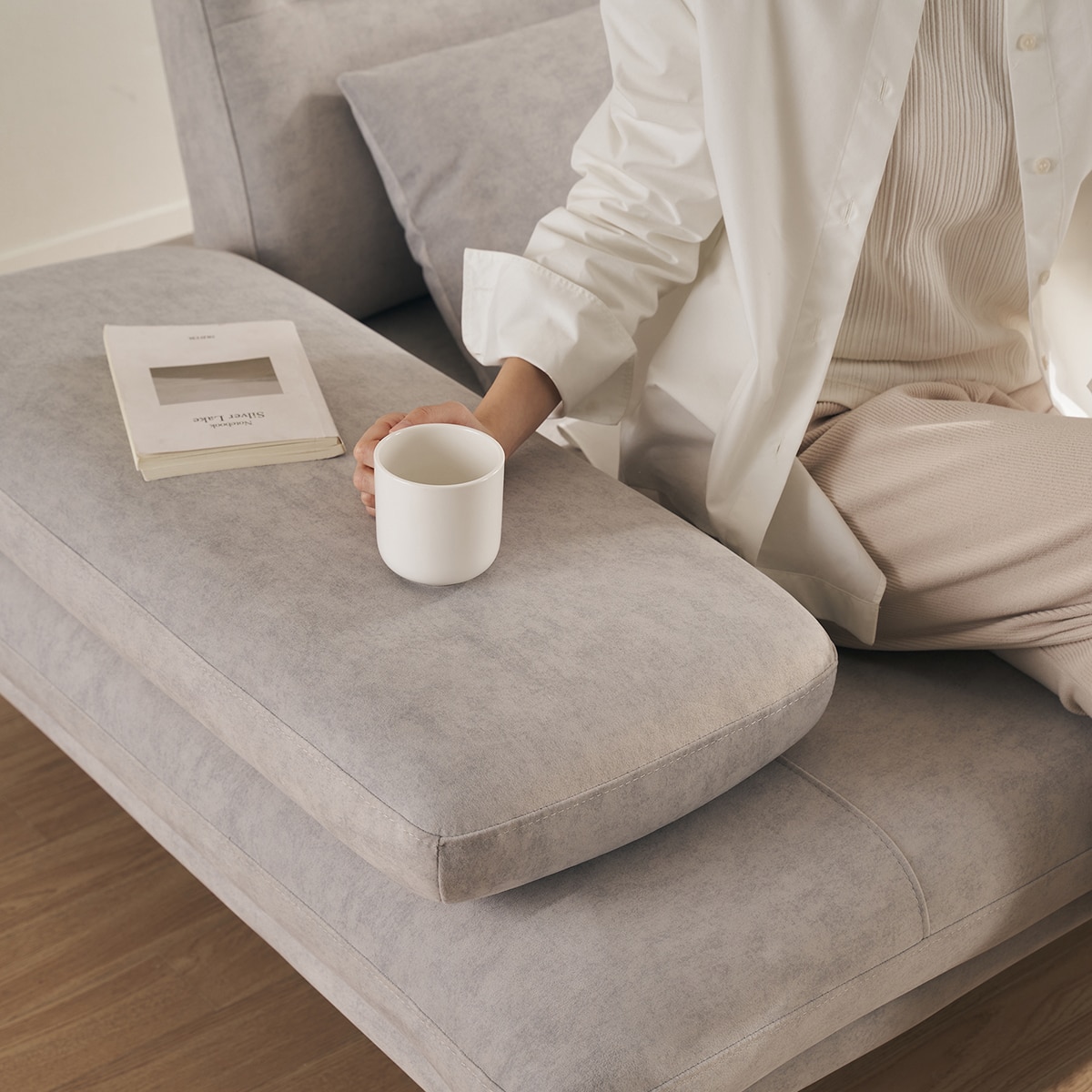 라클라우드 그랑블 스윙 기능성 패브릭 3인 소파