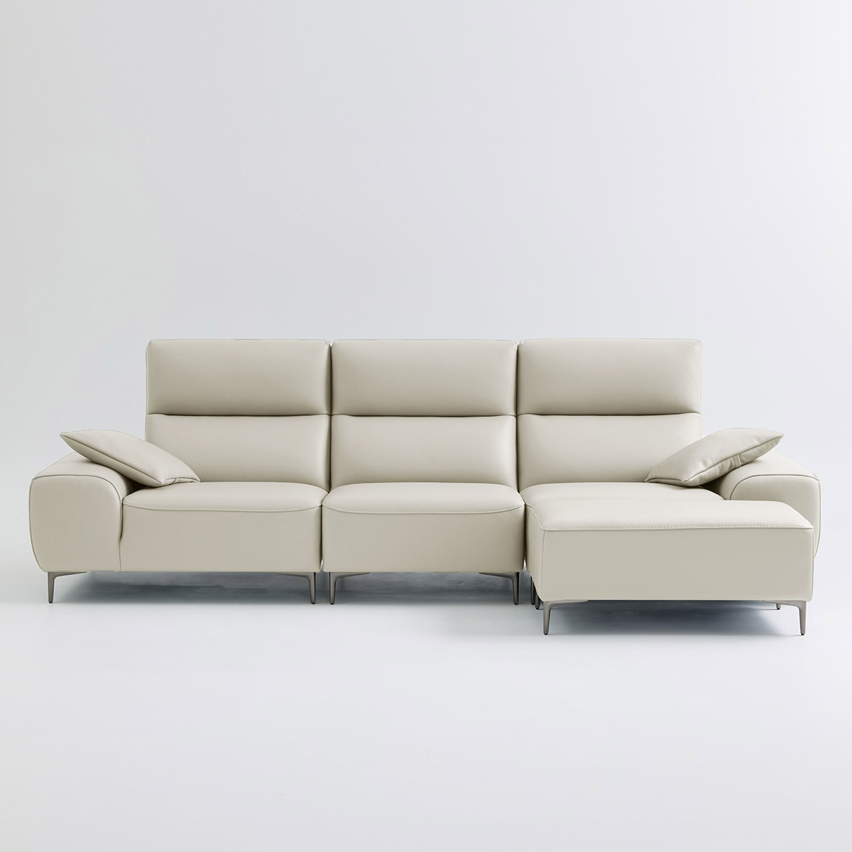 UND NA17 전체 천연 이태리 슈렁큰통가죽 4인 소파+보조스툴