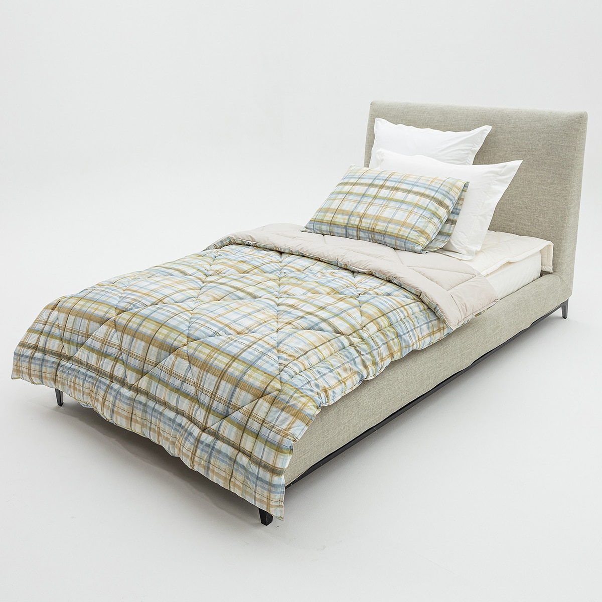 크리스피바바 양모 차렵 이불 - 싱글, 런던포그