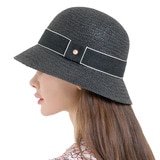 안드레아바나 여성 클로슈 햇 - 블랙 안드레아바나 여성 클로슈 햇 - 블랙