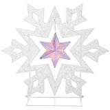 LED 프리즘 별 눈송이 장식 1.2m LED 프리즘 별 눈송이 장식 1.2m