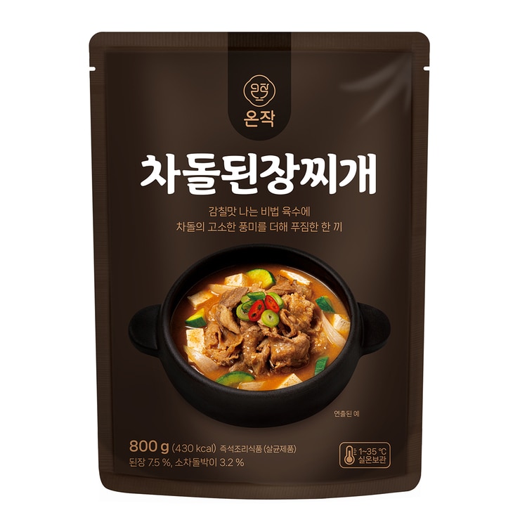 온작 차돌 된장찌개 800g x 4