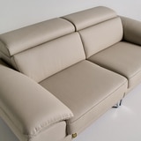 다우닝 마티에 헤드레스트 전체천연가죽 소파 3인