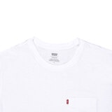 리바이스 남성 반소매 포켓 티셔츠 - 화이트