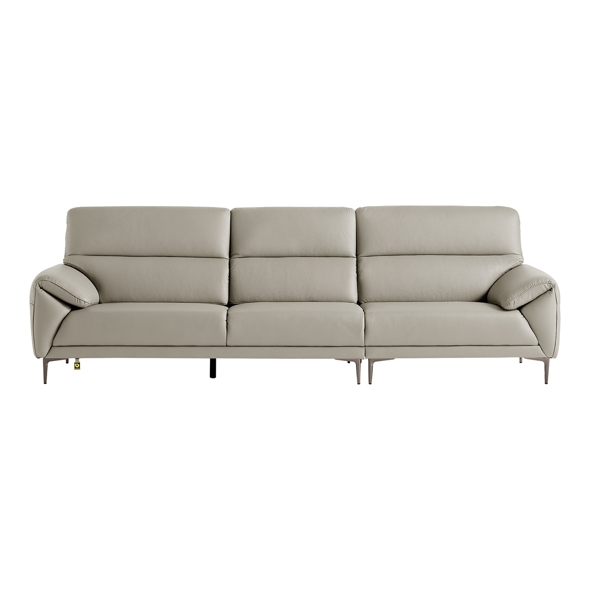 다우닝 데이지 전체 천연가죽 소파 4인