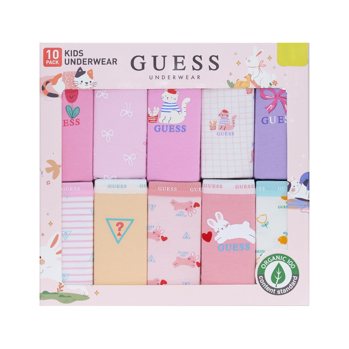 게스 여아 팬티 세트 10매