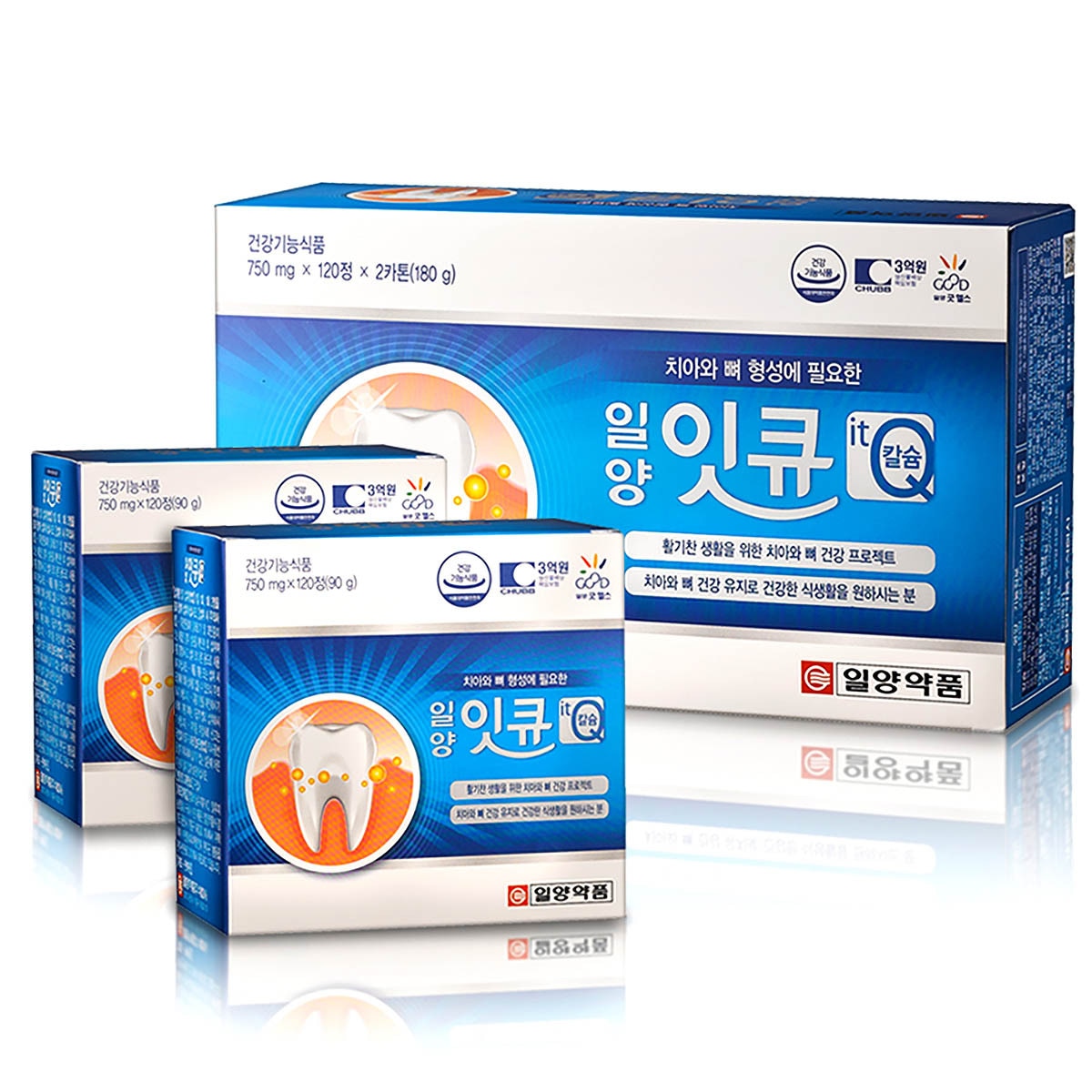 일양약품 잇큐 750mg x 120정 x 2