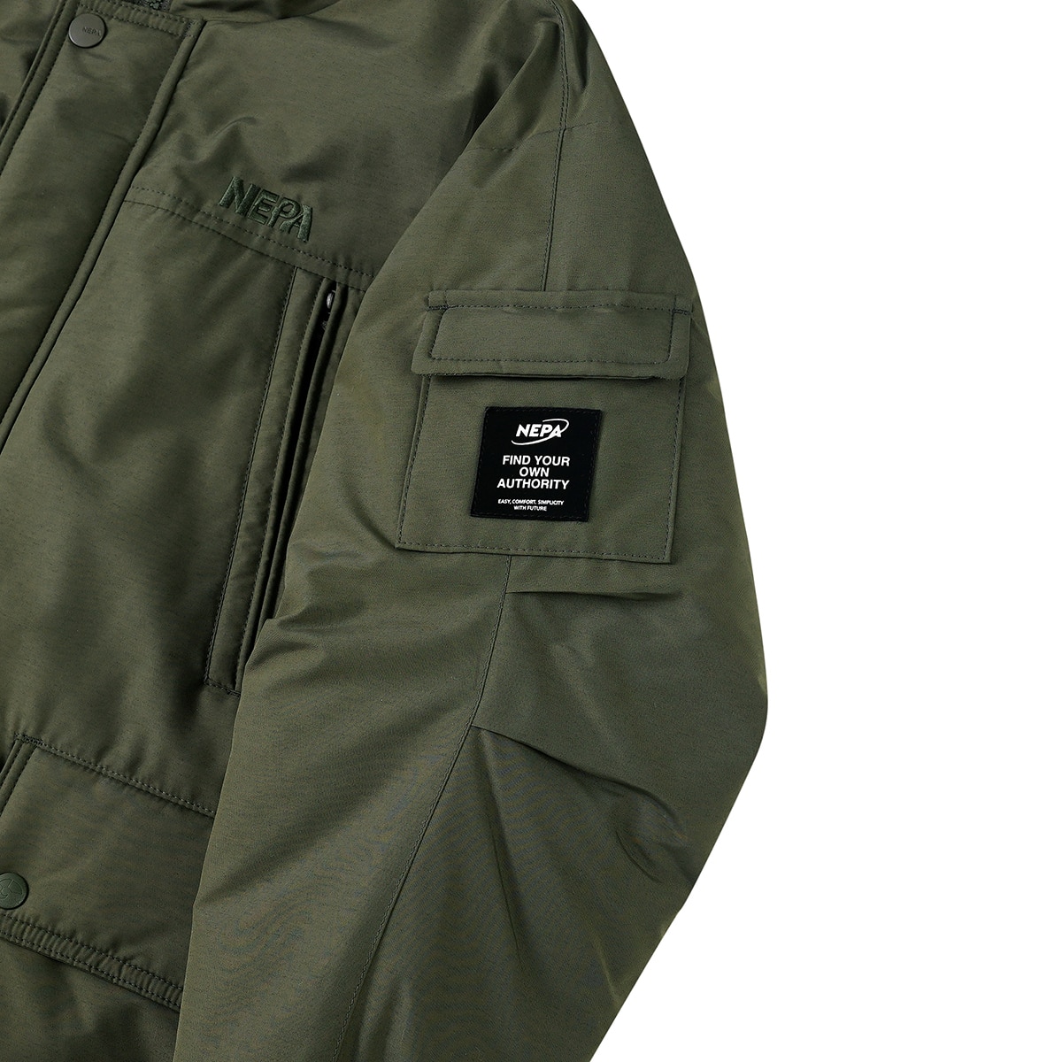 네파 키즈 미드 다운 자켓 - 딥카키, 150 네파 키즈 미드 다운 자켓 - 딥카키, 150