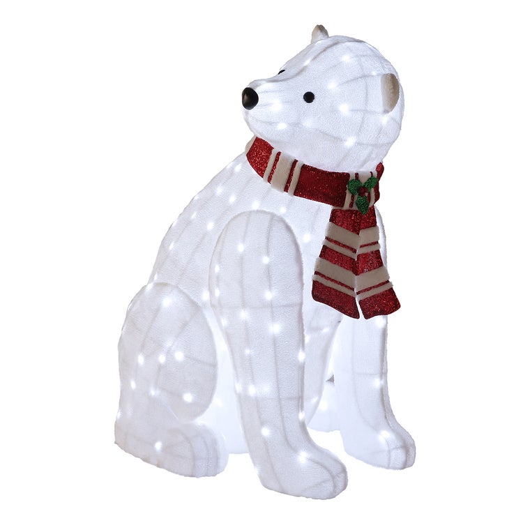 LED 북극곰 장식 2개 세트