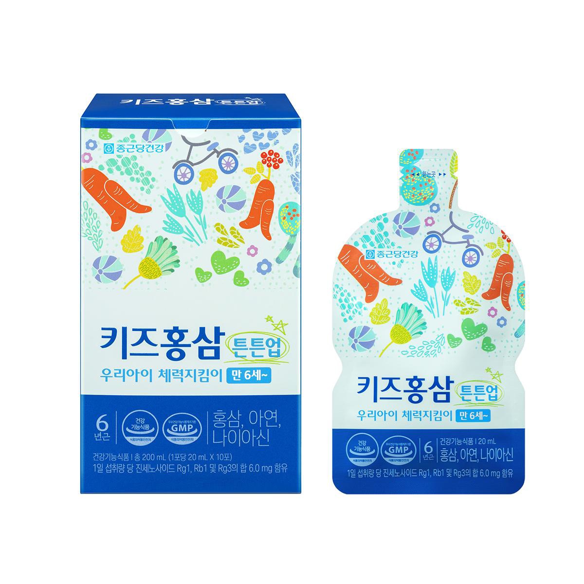 종근당건강 키즈홍삼 튼튼업 20ml x 30포